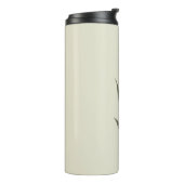 Vintage grüne Weidenblätter Thermosbecher (Nach links gedreht)