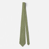 Vintage Grüne Weihnachtsbaum Wedding Neck Tie Krawatte (Vorderseite)