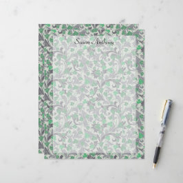 Vintage grüne Weinberge auf Trellis-Papier