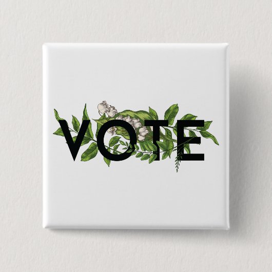 Vintage Grüne Weinroute Mendrisiotto Button (Vorderseite)