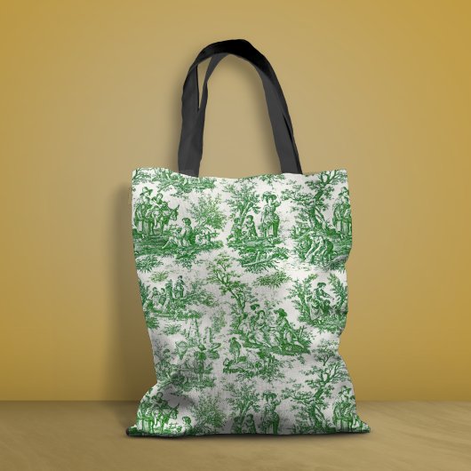 Vintage, grüne, weiße Kröte Tasche