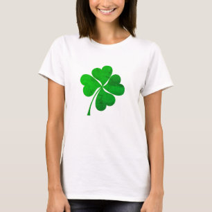 Vintage grünes Glücksklee St. Patrick's Day T-Shirt