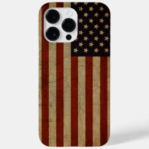 Vintage Grunge American Flag Case-Mate iPhone 14 Pro Max Hülle