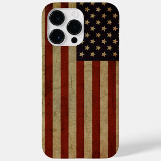 Vintage Grunge American Flag Case-Mate iPhone 14 Pro Max Hülle