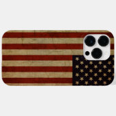 Vintage Grunge American Flag Case-Mate iPhone Hülle (Rückseite (Horizontal))
