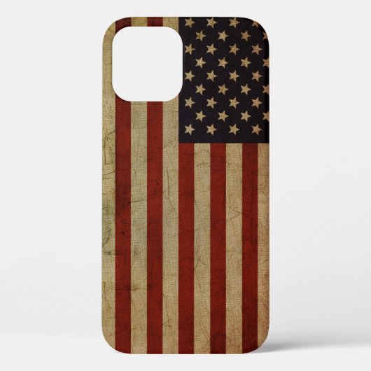 Vintage Grunge American Flag Case-Mate iPhone Hülle (Rückseite)