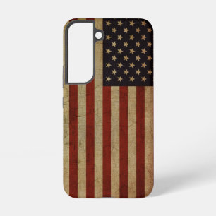 Vintage Grunge American Flag Samsung Galaxy Hülle