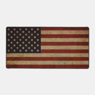 Vintage Grunge American Flag Schreibtischunterlage