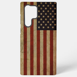 Vintage Grunge amerikanische Flagge Samsung Galaxy Hülle