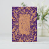 Vintage Grunge Blank Einladungskarte Einladung (Stehend Vorderseite)