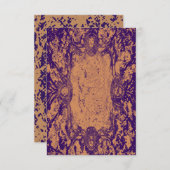 Vintage Grunge Blank Einladungskarte Einladung (Vorne/Hinten)