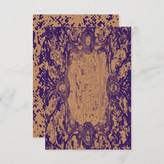 Vintage Grunge Blank Einladungskarte Einladung (Vorne/Hinten)