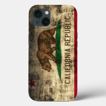 Vintage Grunge California-Flagge
