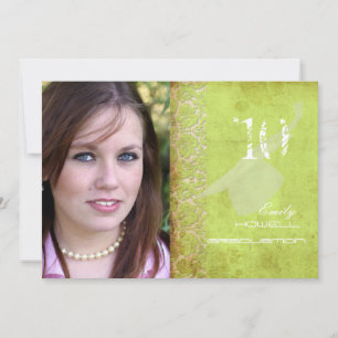 Vintage/Grunge/Damask/Abschlüsse Einladung