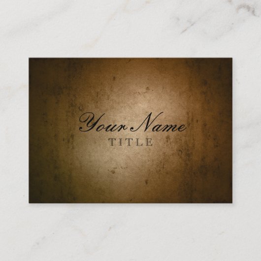 Vintage Grunge-Geschäfts-Karte Visitenkarte (Vorderseite)