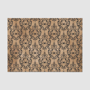 Vintage Grunge Gothic Spider and Web Seidenpapier