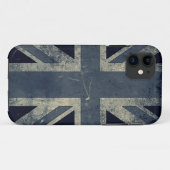 Vintage Grunge Großbritannien-Flagge Case-Mate iPhone Hülle (Rückseite (Horizontal))