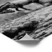 Vintage Grunge-Malerei Poster (Ecke)