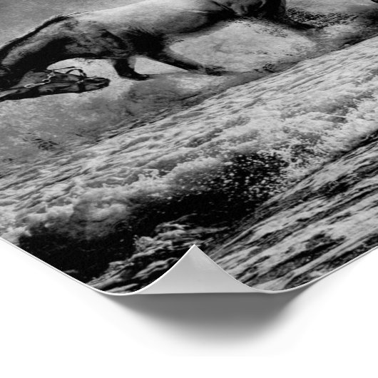 Vintage Grunge-Malerei Poster (Ecke)