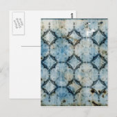 Vintage Grunge Textur Postkarte (Vorne/Hinten)
