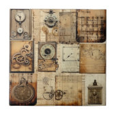 Vintage Grunge Tile Fliese (Vorderseite)