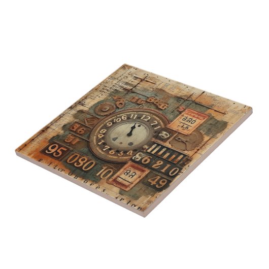 Vintage Grunge Tile Fliese (Seite)