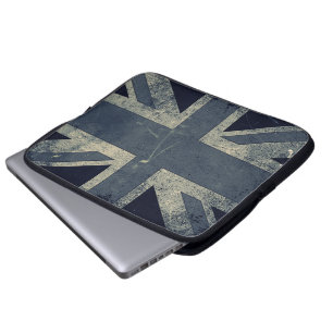 Vintage Grunge UK-Flagge Laptopschutzhülle