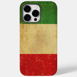 Vintage Grunge unter italienischer Flagge Case-Mate iPhone 14 Pro Max Hülle