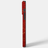 Vintage Grunge unter spanischer Flagge Case-Mate iPhone Hülle (Rückseite / Links)