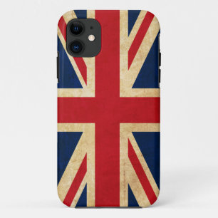 Vintage Grunge Vereinigtes Königreich Flagge Union Case-Mate iPhone Hülle