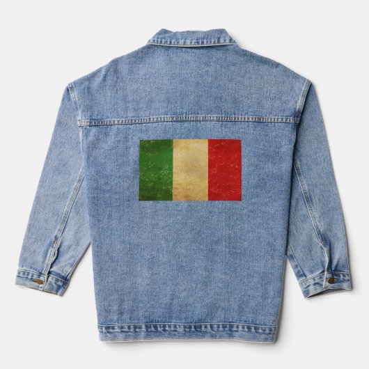 Vintage Grunge Women's Jeansjacke (Rückseite)