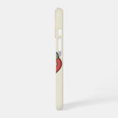 Vintage gruppierte Erdbeeren iPhone 16 Hülle (Linke Seite)