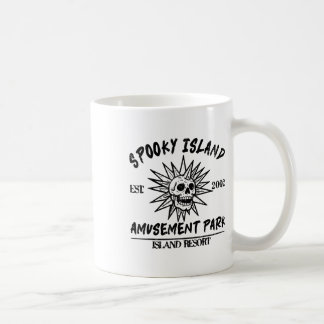 Vintage Gruselige Insel Est 2002 Vergnügungspark I Kaffeetasse