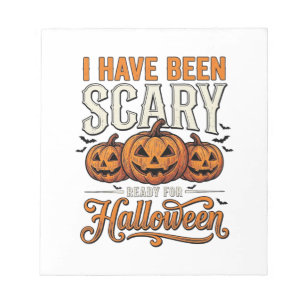 Vintage-gruseliger-Halloween-Kürbis-Shirt-Entwurf_ Notizblock