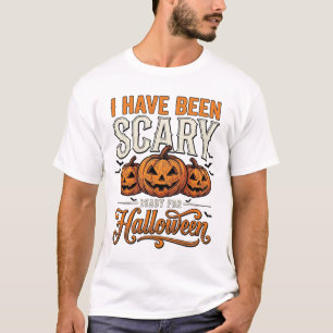 Vintage-gruseliges Halloween-Kürbis-Shirt-Design_1 T-Shirt