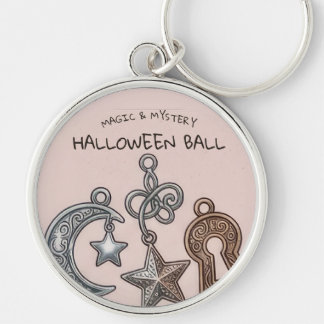 Vintage Gruselrosa Dark Academia Halloween Schlüsselanhänger