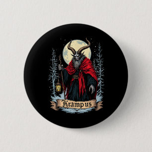 Vintage Gruss Vom Krampus Heiligabend Unartige Ki Button