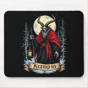 Vintage Gruss Vom Krampus Heiligabend unartige Ki Mousepad