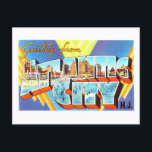 Vintage Grüße aus Atlantic City, New Jersey Postkarte<br><div class="desc">Diese Postkarte ist eine Reproduktion eines Vintagen Großbuchstabens "Grüße von" Postkarte aus Atlantic City,  New Jersey.</div>