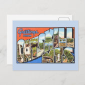 Vintage Grüße aus Catskill Mountains Postkarte (Vorne/Hinten)