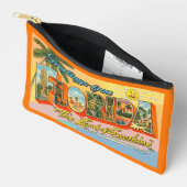 Vintage Grüße aus Florida Zubehörtasche (Offen)