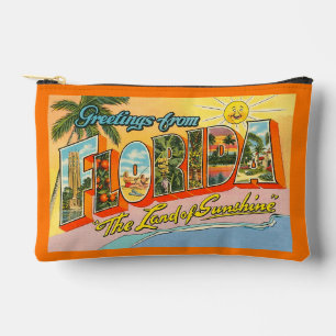 Vintage Grüße aus Florida Zubehörtasche