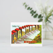 Vintage Grüße aus Hannibal, Missouri, Postkarte (Stehend Vorderseite)