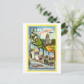 Vintage Grüße aus Idaho Postkarte (Stehend Vorderseite)