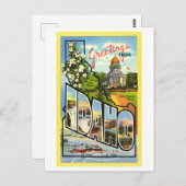 Vintage Grüße aus Idaho Postkarte (Vorne/Hinten)