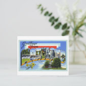 Vintage Grüße aus Maryland Postkarte (Stehend Vorderseite)