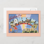 Vintage Grüße aus Montana Postkarte (Vorne/Hinten)