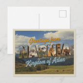 Vintage "Grüße aus Narnia" Postkarte (Vorne/Hinten)