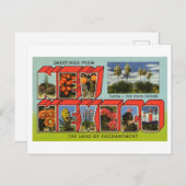 Vintage Grüße aus New Mexico Postkarte (Vorne/Hinten)