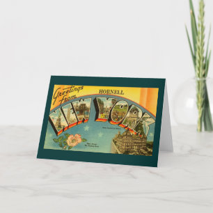 Vintage Grüße aus New York Card Karte